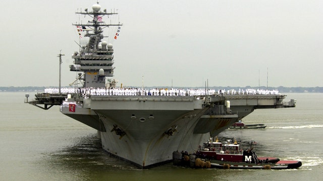US aircraft carrier sent to block arms shipments to Yemen