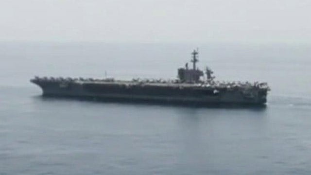 Iranian warships arrive nears the coast of Yemen