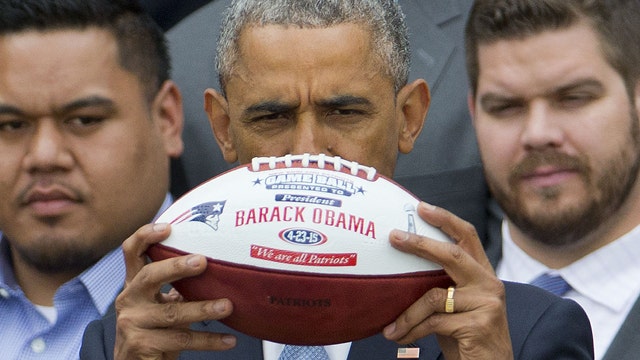 Obama's 'deflate-gate' joke a hit or miss?