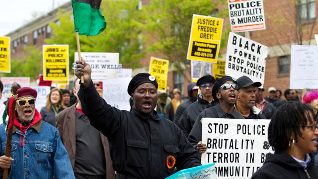 Protests over the death of Freddie Gray turn violent