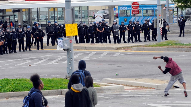 Police on high alert across US as Baltimore boils over