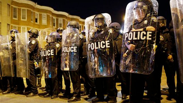 Police under attack as Baltimore is destroyed