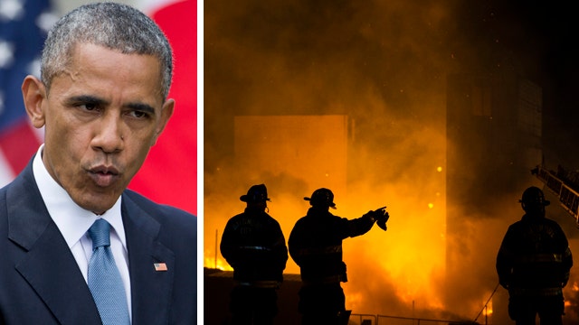 The White House reacts to Baltimore unrest