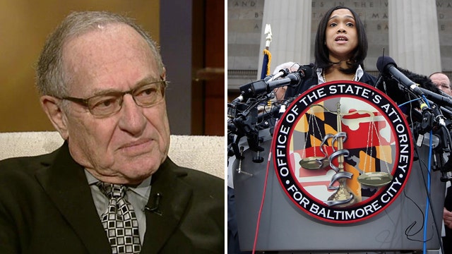 Justice or crowd control? Dershowitz on Baltimore charges