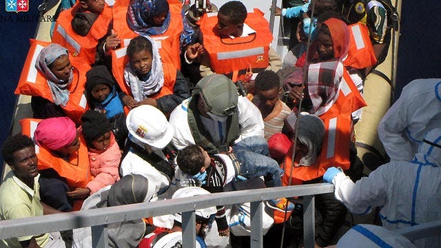 Nearly 7,000 immigrants saved off the coast of Libya
