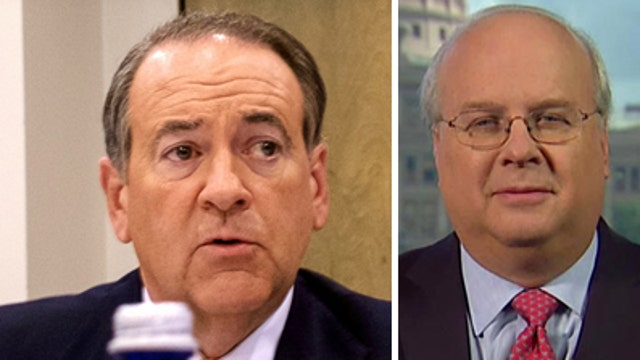 Rove: Huckabee will be squeezed by large GOP field