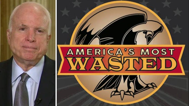 McCain releases report detailing over $1B in gov't waste