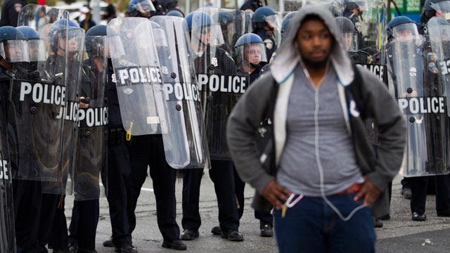 Bias Bash: Police militarization absent in Baltimore story