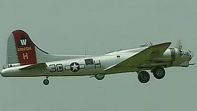 WWII veterans celebrate VE Day with rare flyover in DC