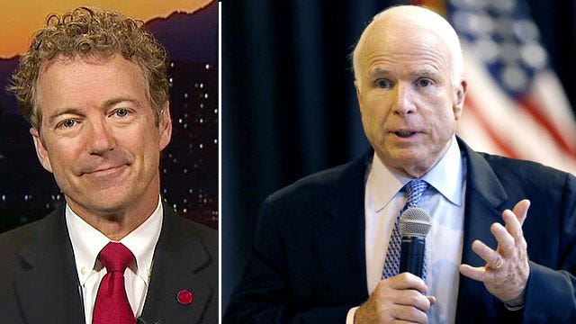 Sen. Rand Paul blasts McCain over criticism of NSA stance