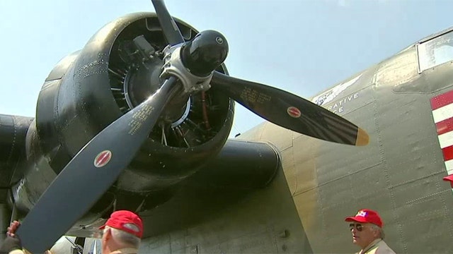 Climb aboard a vintage World War II B-24 bomber