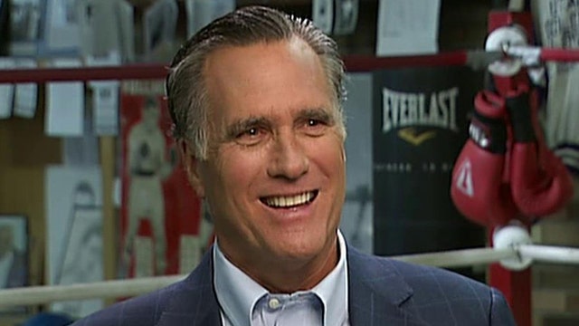 Mitt Romney on going toe-to-toe with Evander Holyfield