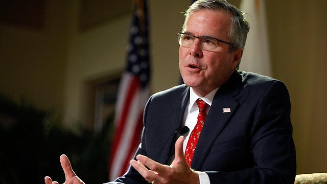 Jeb Bush pushes back at conservative critics