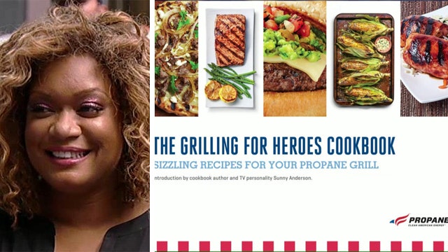 Sunny Anderson launches 'Grilling for Heroes' e-cookbook