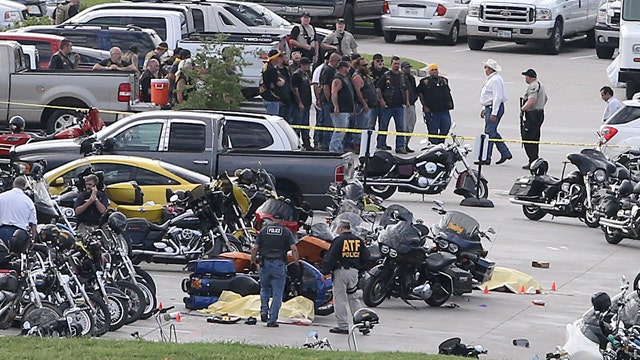 Nine dead, 192 arrested after biker gang shooting in Texas