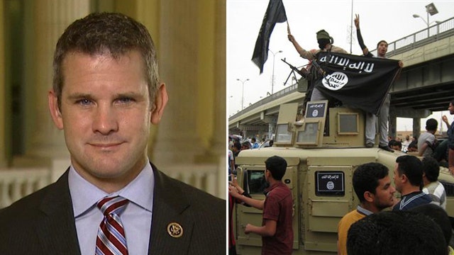 Rep. Kinzinger reacts to WH calling ISIS strategy a success