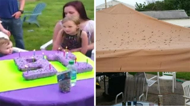 Family claims plane dumped human waste on sweet 16 party