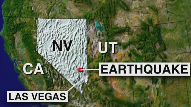 Magnitude 5.4 earthquake hits Nevada, northeast of Las Vegas