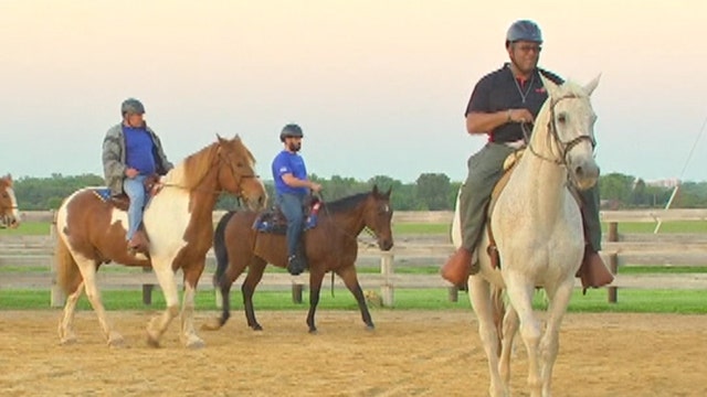 Horses help veterans overcome obstacles