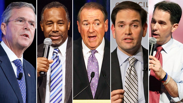 Five-way split between GOP frontrunners in new poll