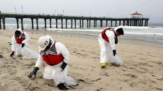 Coast Guard defends response to California oil spill