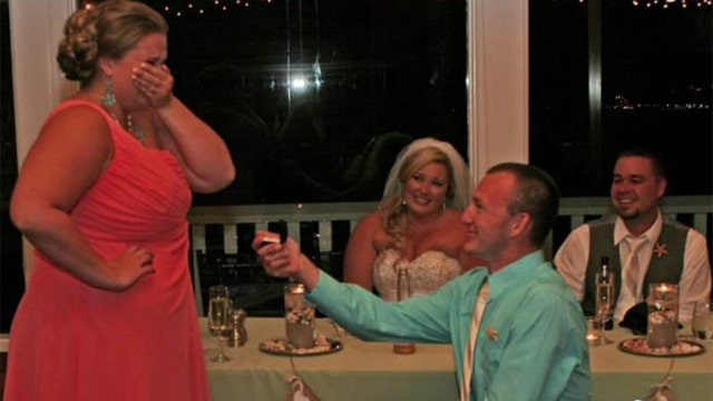 Is it okay to propose at someone else's wedding?