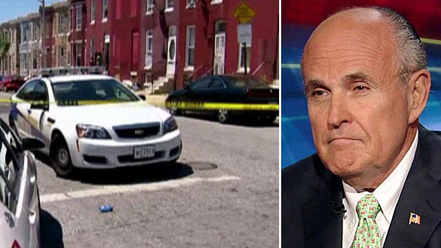 Rudy Giuliani on Baltimore's surge in homicides