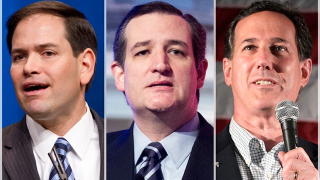 Presidential hopefuls vying to become the GOP frontrunner