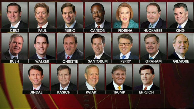 The Crowded Republican Presidential Field | Fox News Video