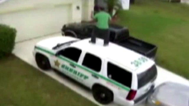 Busted for bustin' a move: Man dances on sheriff's SUV