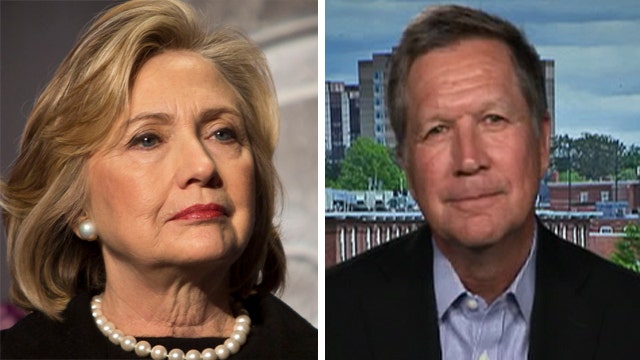 What John Kasich really thinks about Hillary Clinton