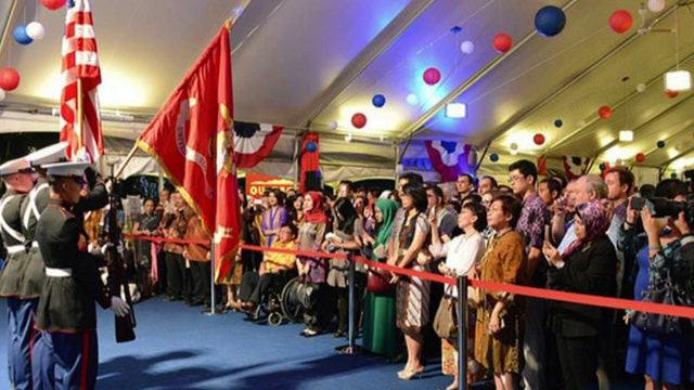 Americans living in Indonesia celebrated July Fourth early