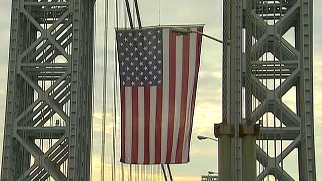 Pride, patriotism behind George Washington Bridge flag