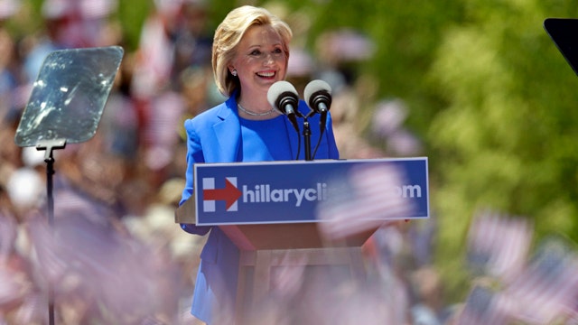 Hillary Clinton outlines her campaign in first major speech