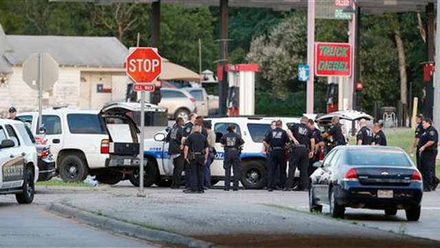 Van rams squad car, shots fired at officers