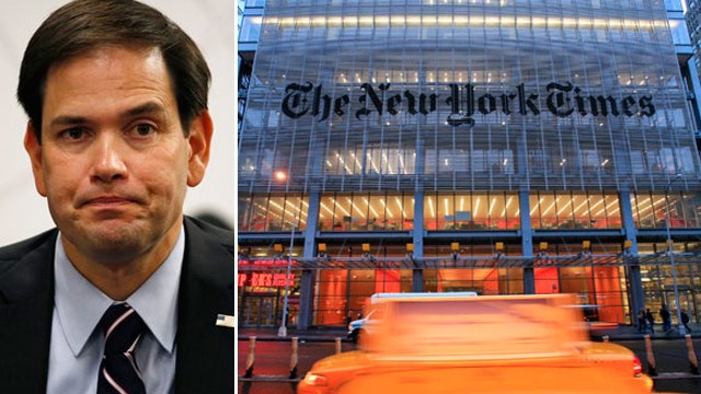 Rubio rips NYTimes