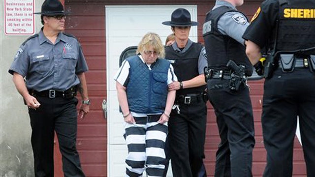 Joyce Mitchell's husband visits before she's moved from jail