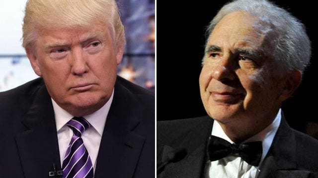 Carl Icahn: Trump's right, we're in a major bubble
