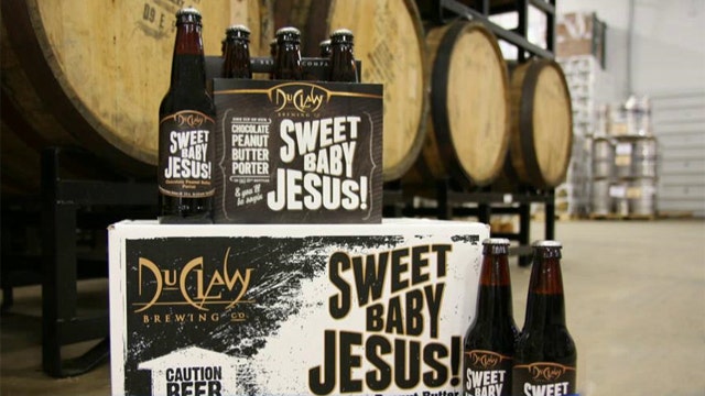 Stores pulling 'Sweet Baby Jesus!' porter