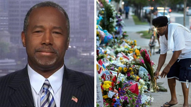 Ben Carson on fallout from Charleston attack, lead in polls