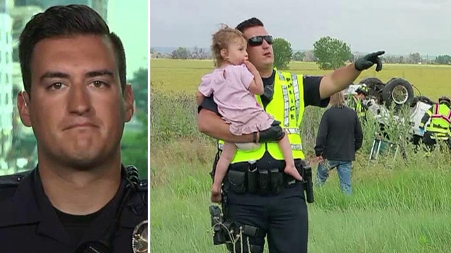 Police officer's emotional act of kindness a viral sensation