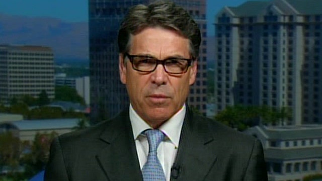 Rick Perry: Obama's record doesn't live up to his rhetoric