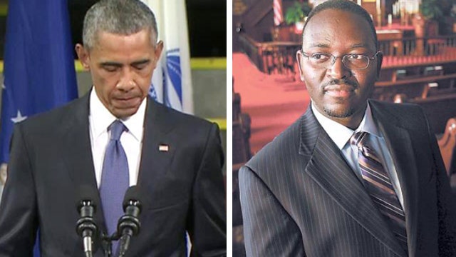 President Obama eulogizes slain Charleston pastor