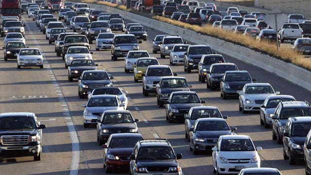 Taking a holiday road trip? Get ready for a traffic jam