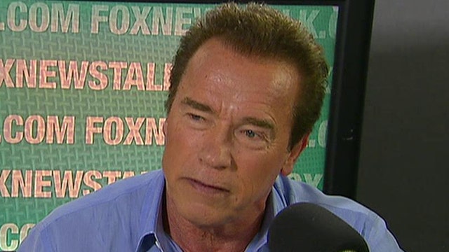 Arnold Schwarzenegger talks politics, upcoming projects