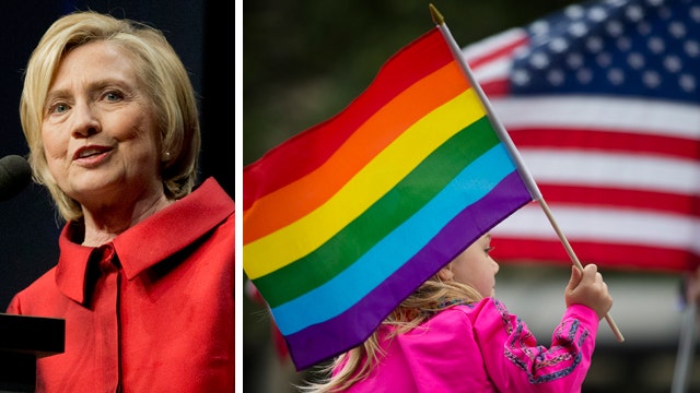 Hillary takes aim at Republicans over same-sex marriage