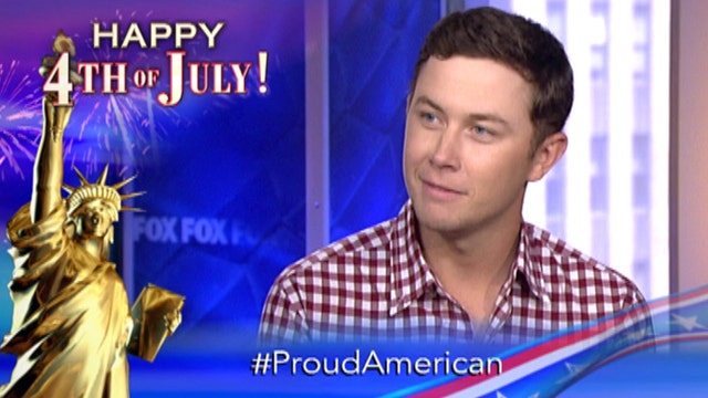 Country music stars sing loud and proud to be an American