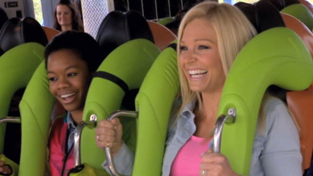 Road Trip: Gabby Douglas roller coaster edition 