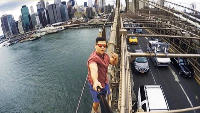 Selfie atop Brooklyn Bridge raises security concerns