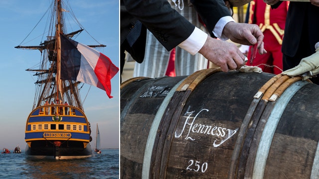 Rare cognac makes historic voyage